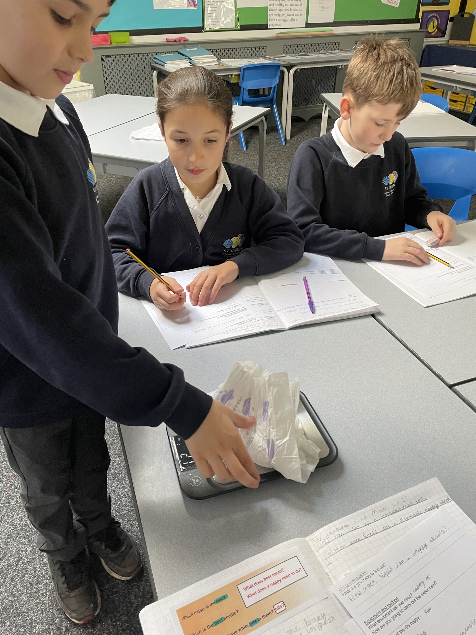 Working Scientifically - St James' Primary School, Wetherby